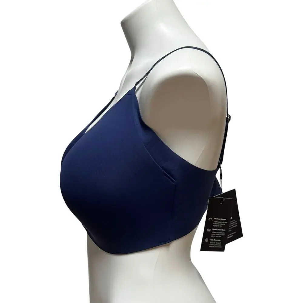 Knix WingWoman Contour Bra Wireless Midnight Blue 8 / 40-42D, 40-42DD, 40-42E
